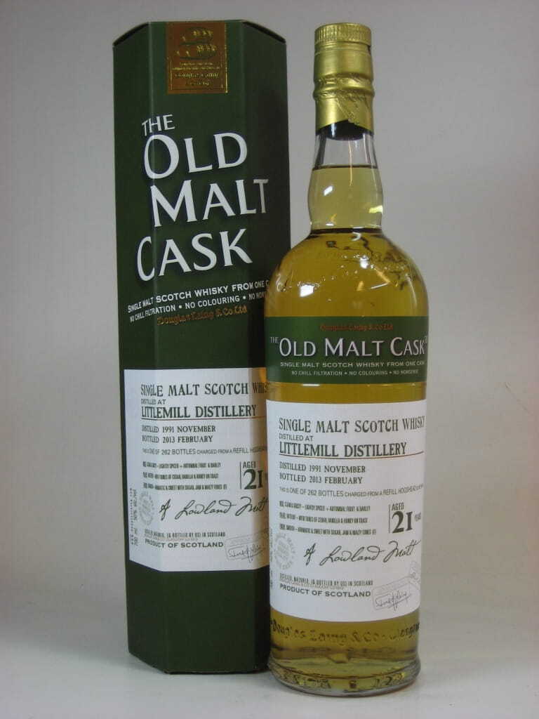 Littlemill 21 Jahre 1991/2013 Refill Hogshead Douglas Laing "Old Malt Cask" 50%vol. 0,7l