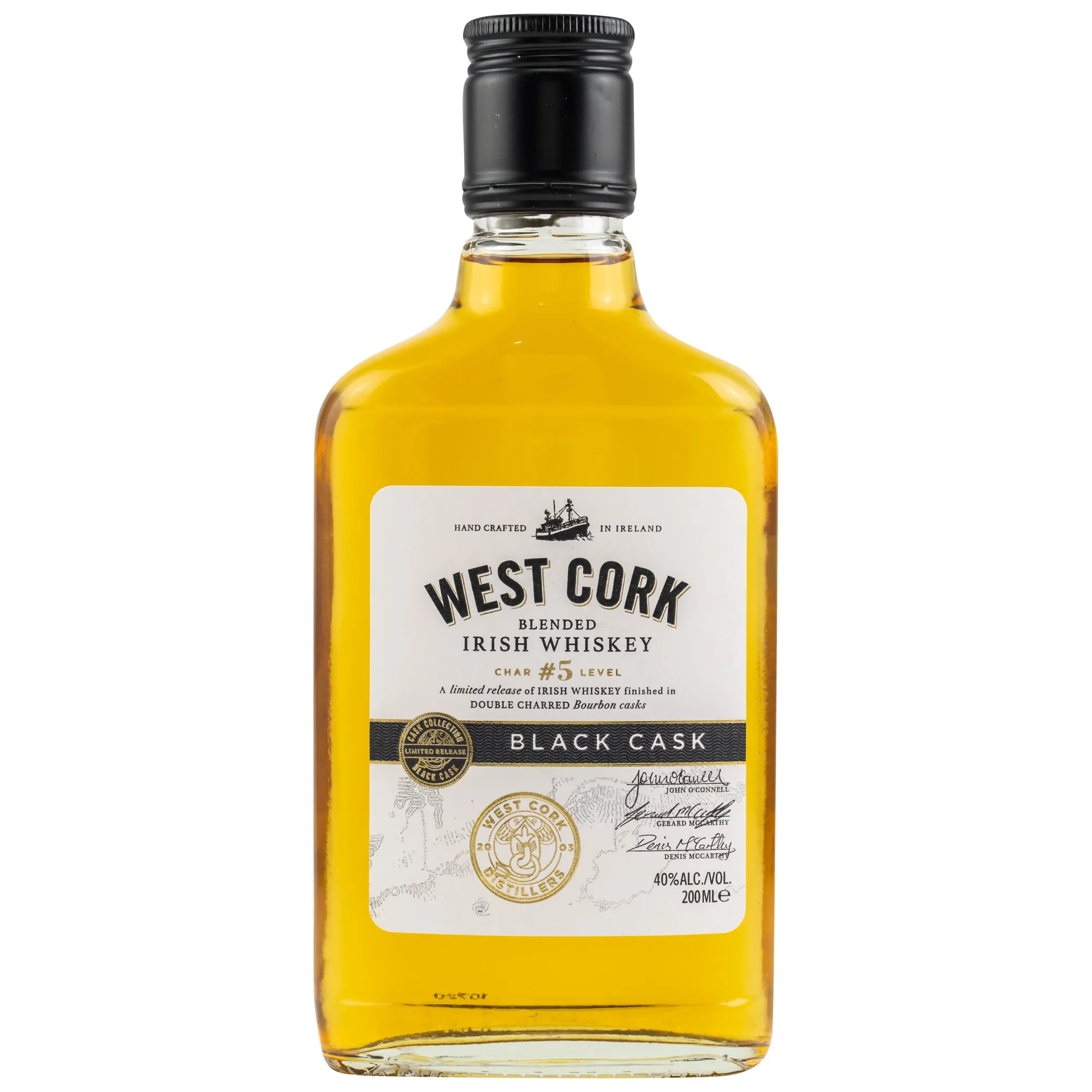 West Cork Black Cask, Bourbon Cask, 40%, 20cl