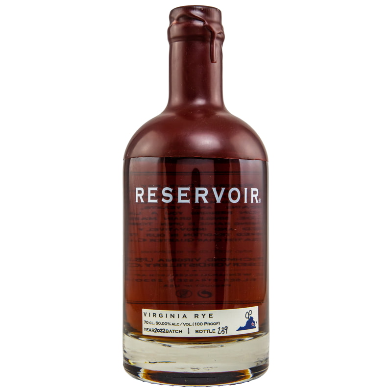 Reservoir Virginia Rye Whiskey Reservoir Virginia Rye Whiskey