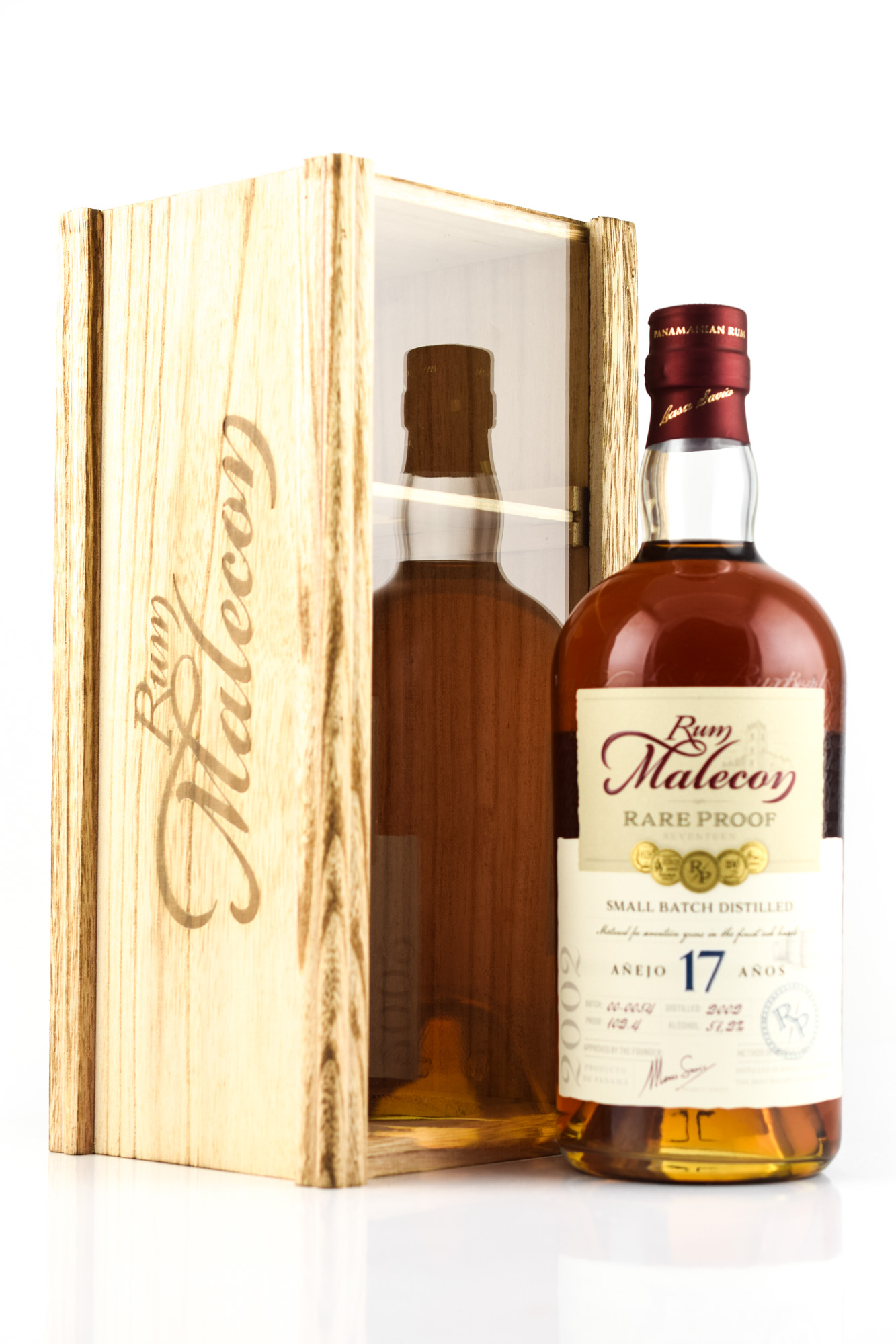 Malecon Rare Proof 17 Jahre 2002 51,2%vol. 0,7l