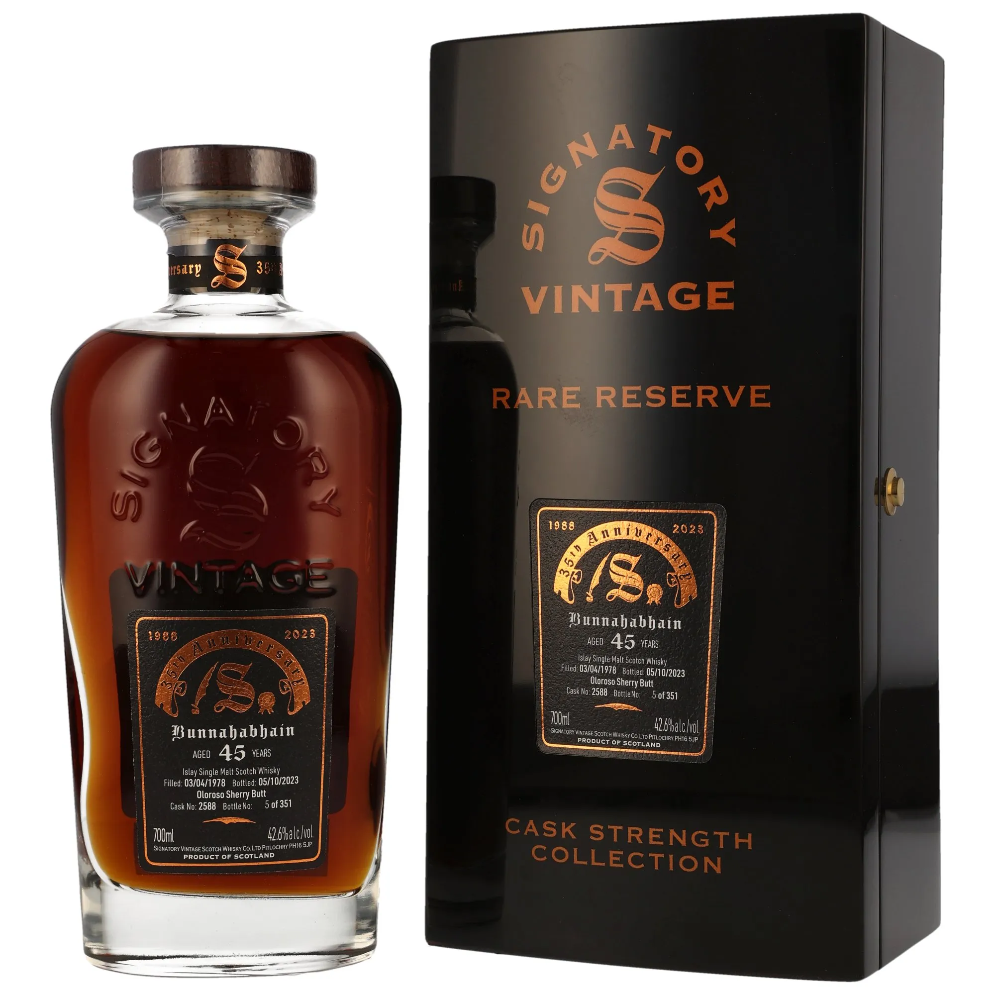 Bunnahabhain 1978/2023 - 45 Jahre #2588 - 35th Anniversary - Sig RR