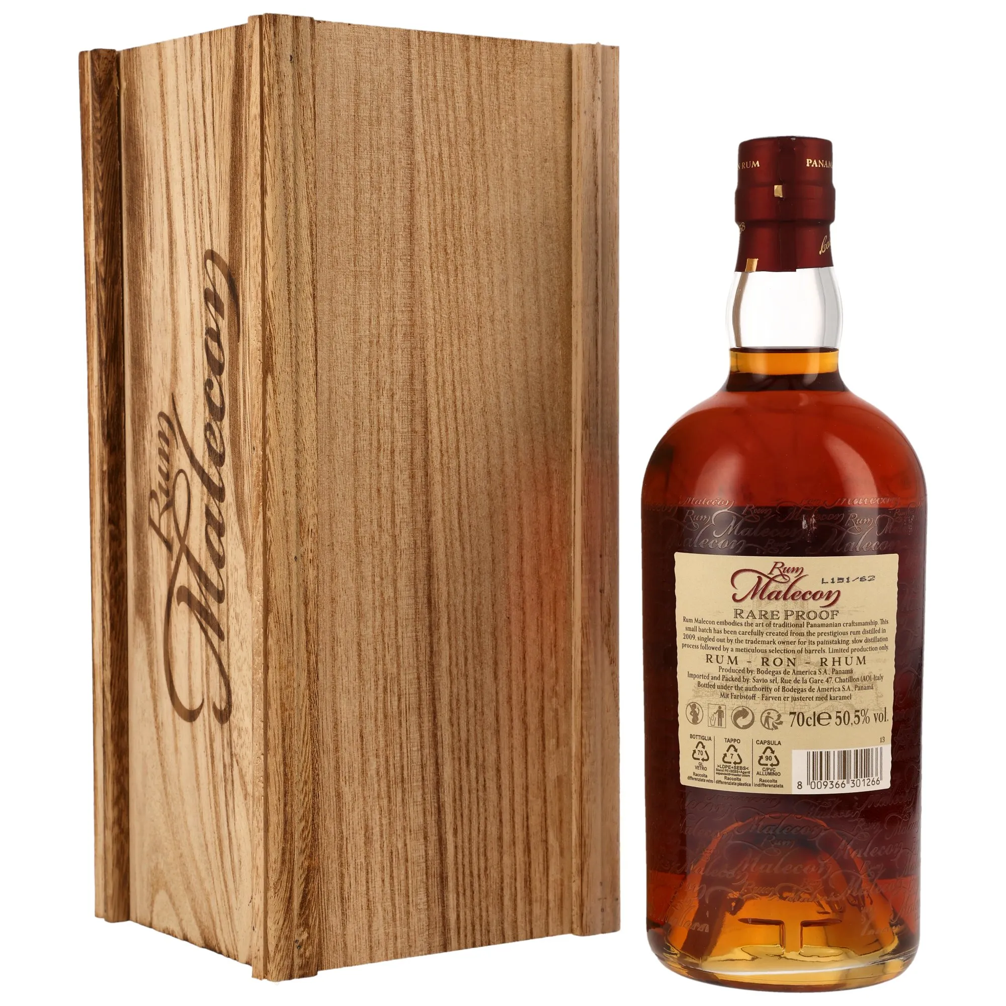Malecon 13 Jahre Rare Proof Distilled 2009