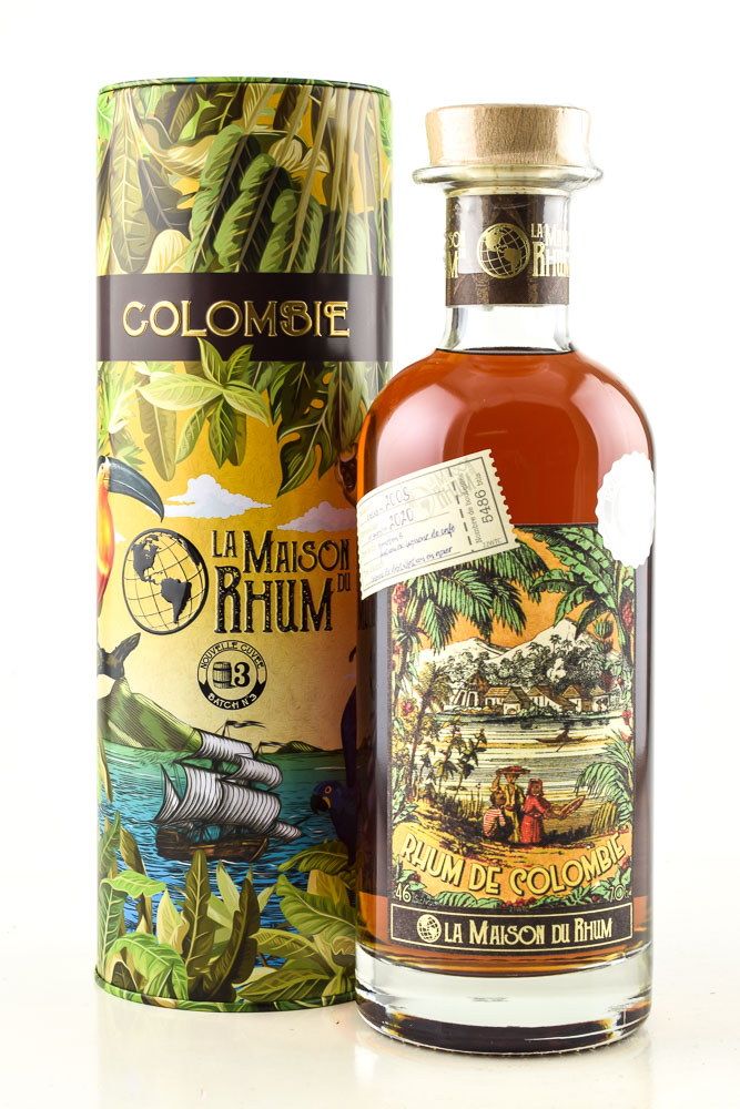 Rhum Columbia - La Maison du Rhum Batch #3 46%vol. 0,7l Rhum Columbia - La Maison du Rhum Batch #3 46%vol. 0,7l