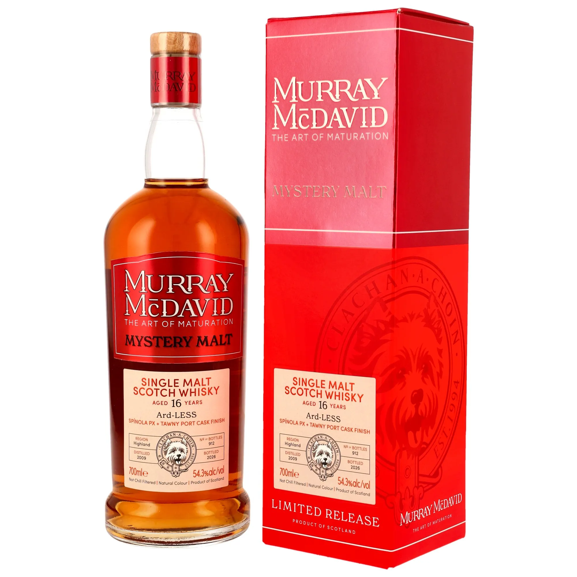 Ard-LESS 2009/2026 - 16 Jahre - PX + Tawny Port - Murray McDavid
