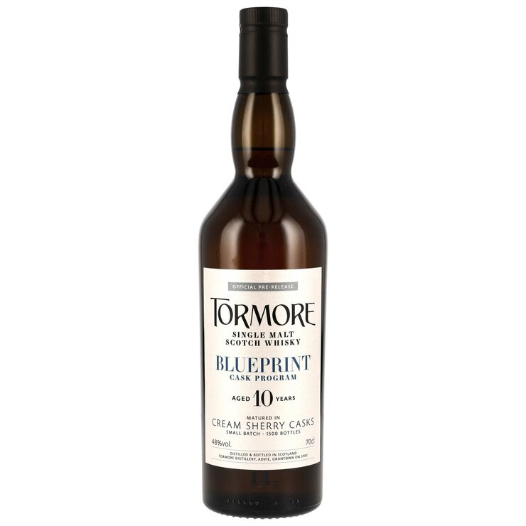 Tormore 10 Year Old Cream Sherry Cask - Blueprint Cask Program 01 70cl / 48%, Cream Sherry Cask, Elixir Distillers, 48%