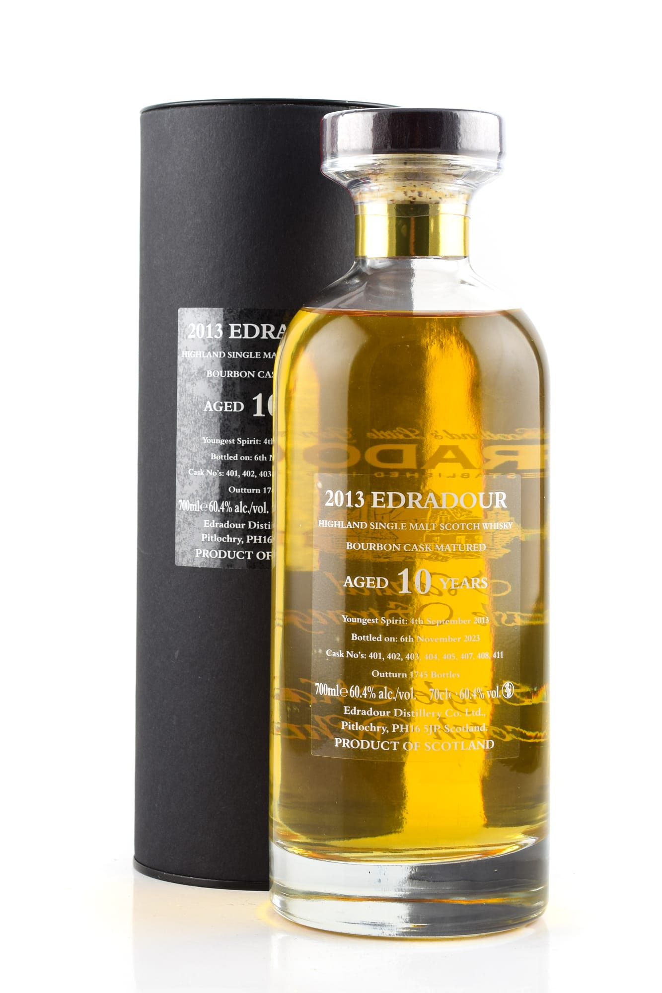 Edradour 10 Jahre Natural Cask strength 2013/2023