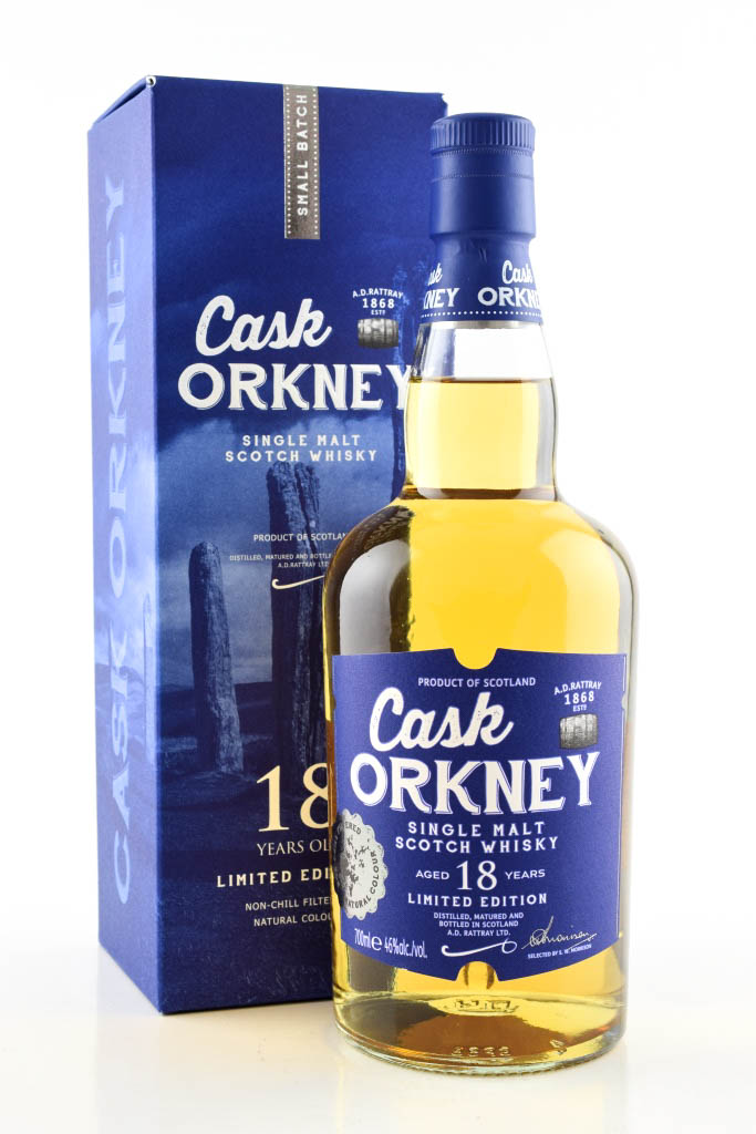 Cask Orkney 18 year old A.D. Rattray 46%vol. 0,7l Cask Orkney 18 year old A.D. Rattray 46%vol. 0,7l