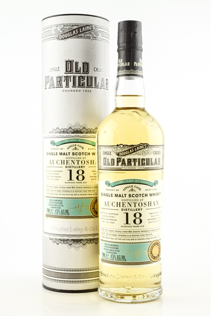 Auchentoshan 18 Year Old Refill Hogshead 1998/2017 Douglas Laing "Old Particular" 47.5% vol. 0,7l