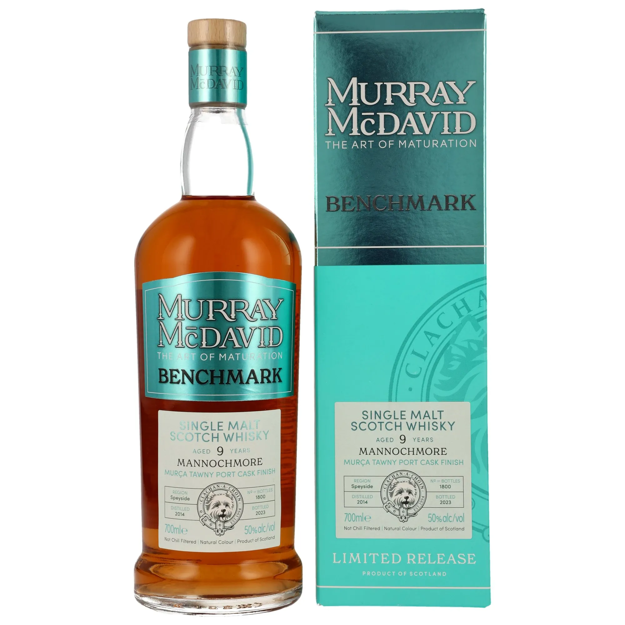 Mannochmore Benchmark 9 Year Old, Tawny Port Cask, 2014, Murray McDavid, 50%