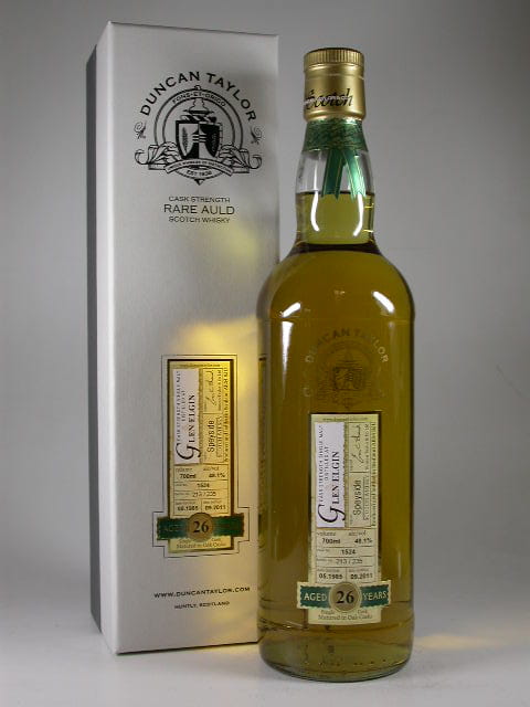 Glen Elgin 26 Jahre 1985/2011 Rare Auld Duncan Taylor 48,1%vol. 0,7l