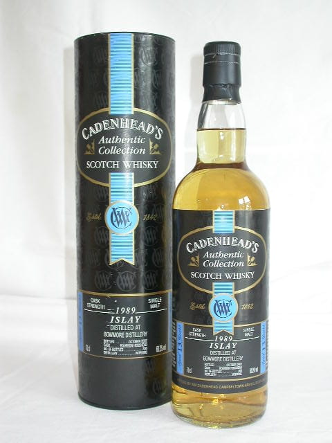 Bowmore 1989/2002 Cadenhead 60,2%vol. 0,7l