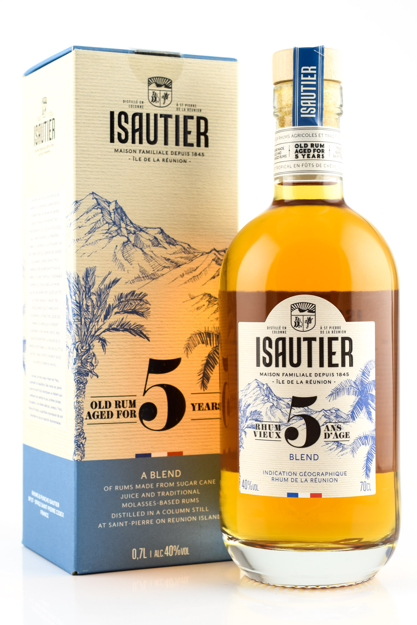 Isautier 5 Jahre Rhum Vieux Blend 40%vol. 0,7l