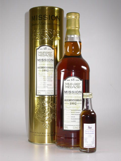 Auchentoshan 1992/2011 Bourbon/Climens Murray McDavid Gold Series 53,2%vol. Sample 0,05l