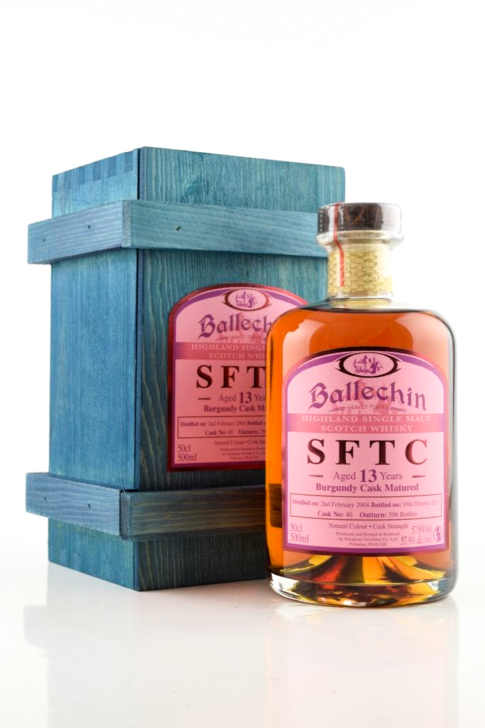 Ballechin 13 Year Old 2004/2017 SFTC Burgundy Matured Cask # 40 57.9% vol. 0.5l
