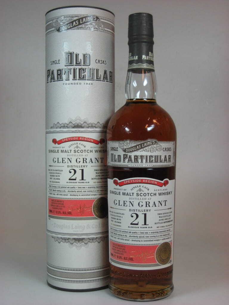 Glen Grant 21 Jahre Sherry Butt 1992/2013 Douglas Laing "Old Particular" 51,5%vol. 0,7l