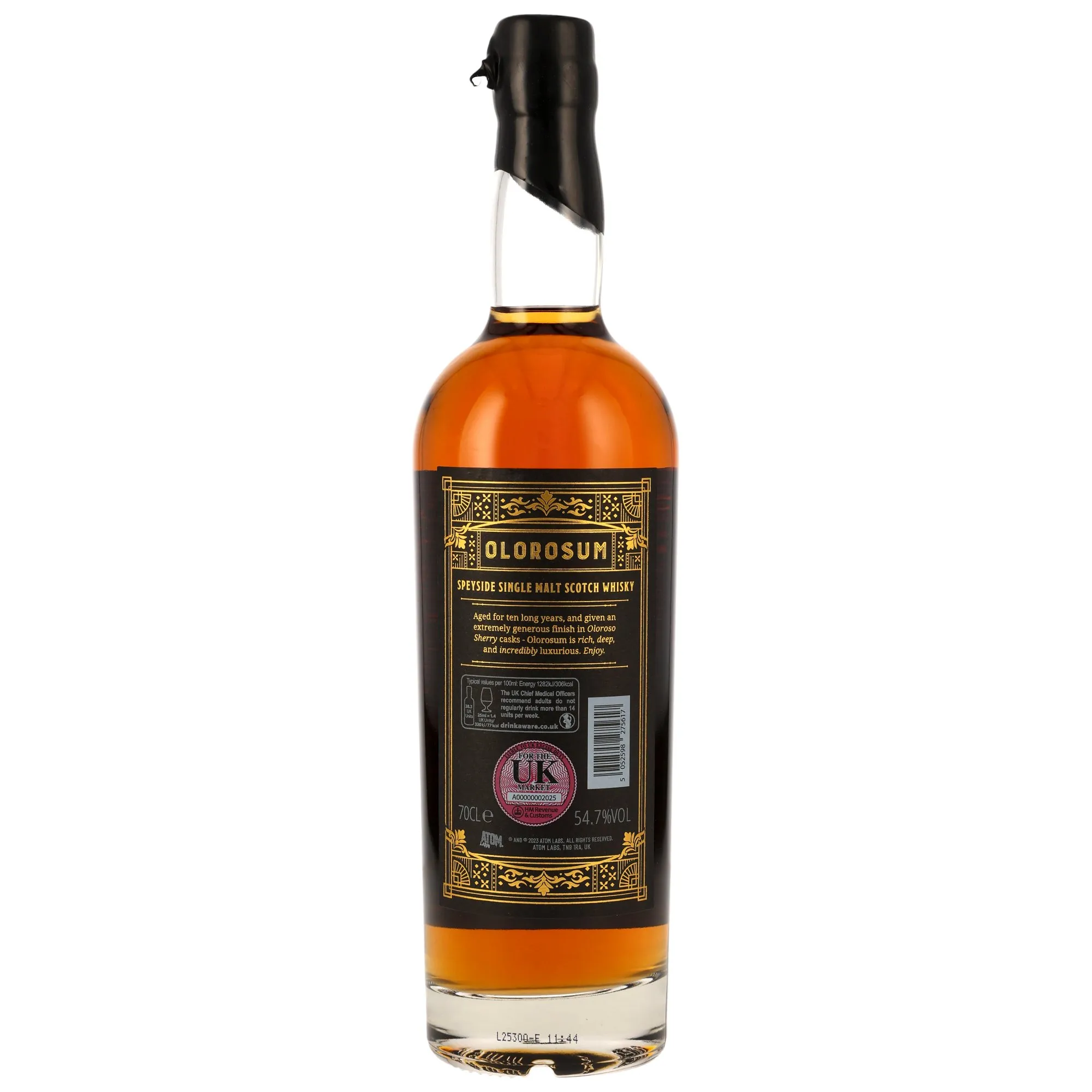 Olorosum Secret Speyside 10 Year Old - Oloroso Sherry Sherry Casks Finish