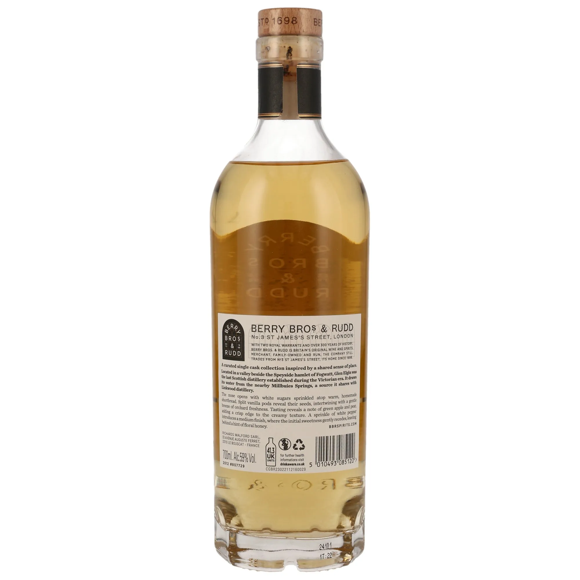 Glen Elgin 2012/2024 - 11 Jahre - #807729 Glens & Valleys (Berry Bros & Rudd)