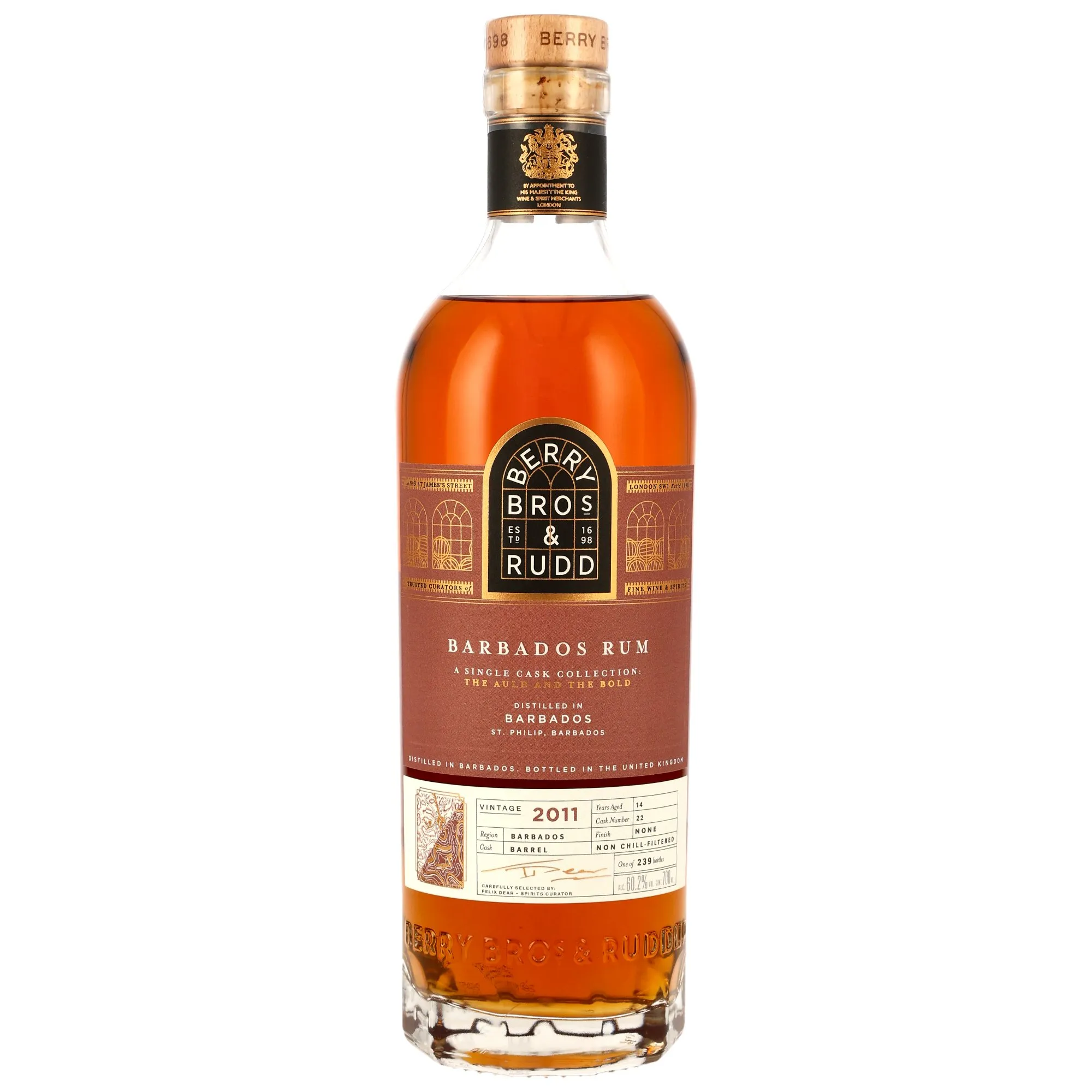 Barbados Rum 2011 - 14 Jahre- Barrel #22 The Auld & The Bold (Berry Bros & Rudd)