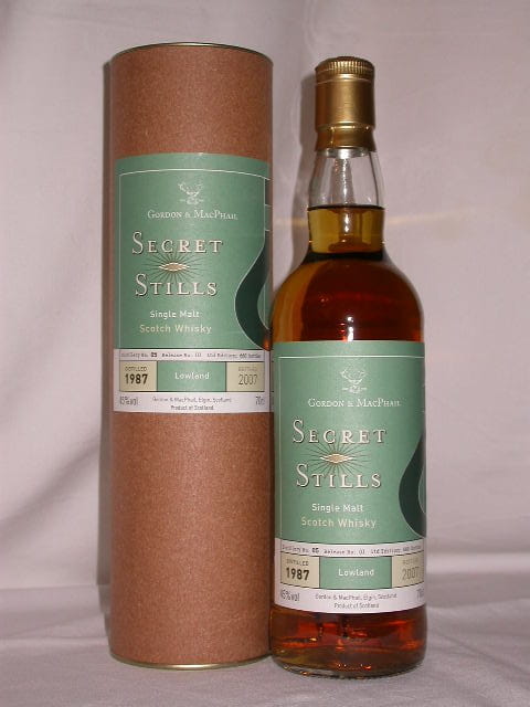 Glenkinchie 1987/2007 Gordon & MacPhail Secret Stills 45%vol. 0,7l