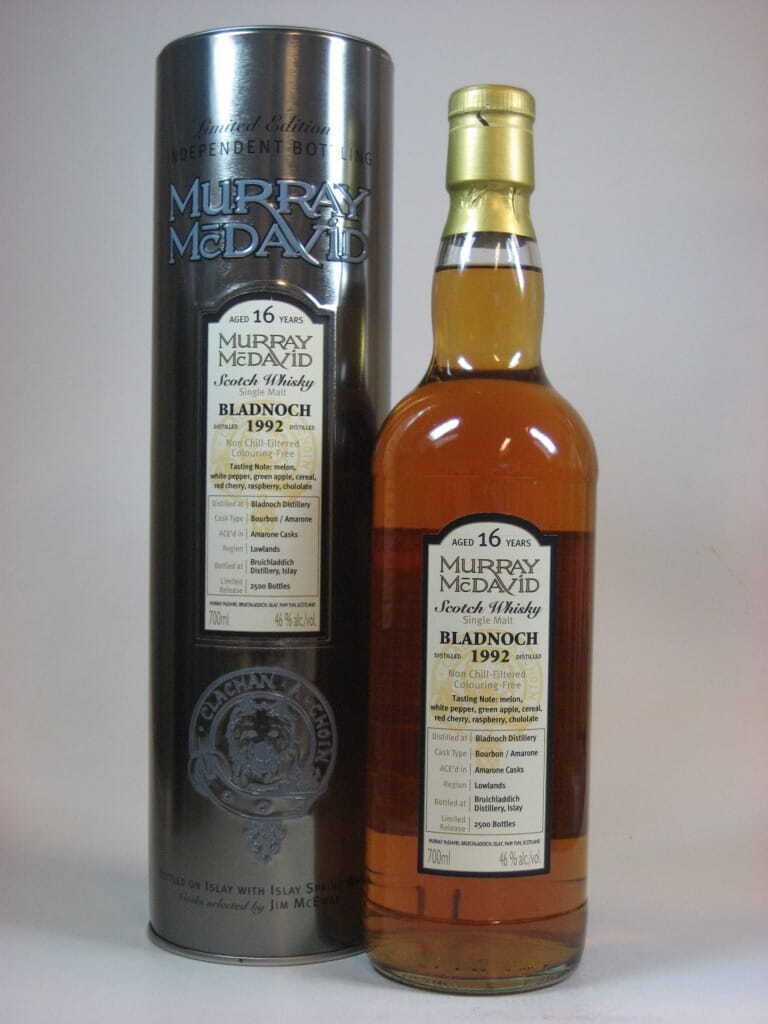Bladnoch 16 Jahre 1992 Bourbon/Amarone Murray McDavid 46%vol. 0,7l