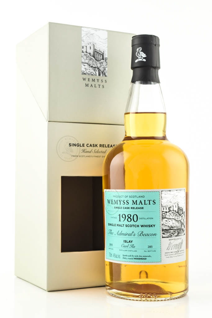 "The Admiral's Beacon" 1980/2015 Single Bourbon Hogshead Caol Ila Wemyss Malts 46% vol. 0,7l