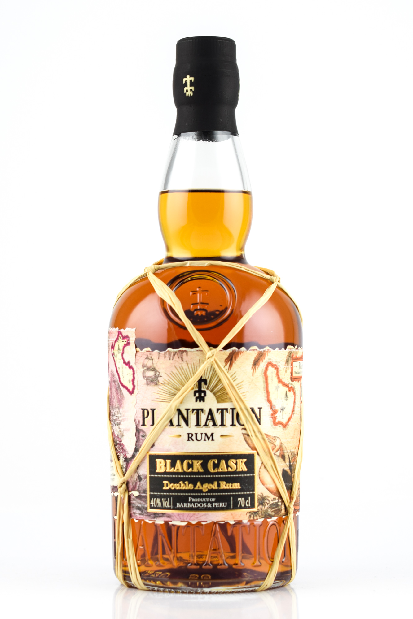 Plantation Black Cask Barbados & Peru 40%vol. 0,7l Plantation Black Cask Barbados & Peru 40%vol. 0,7l