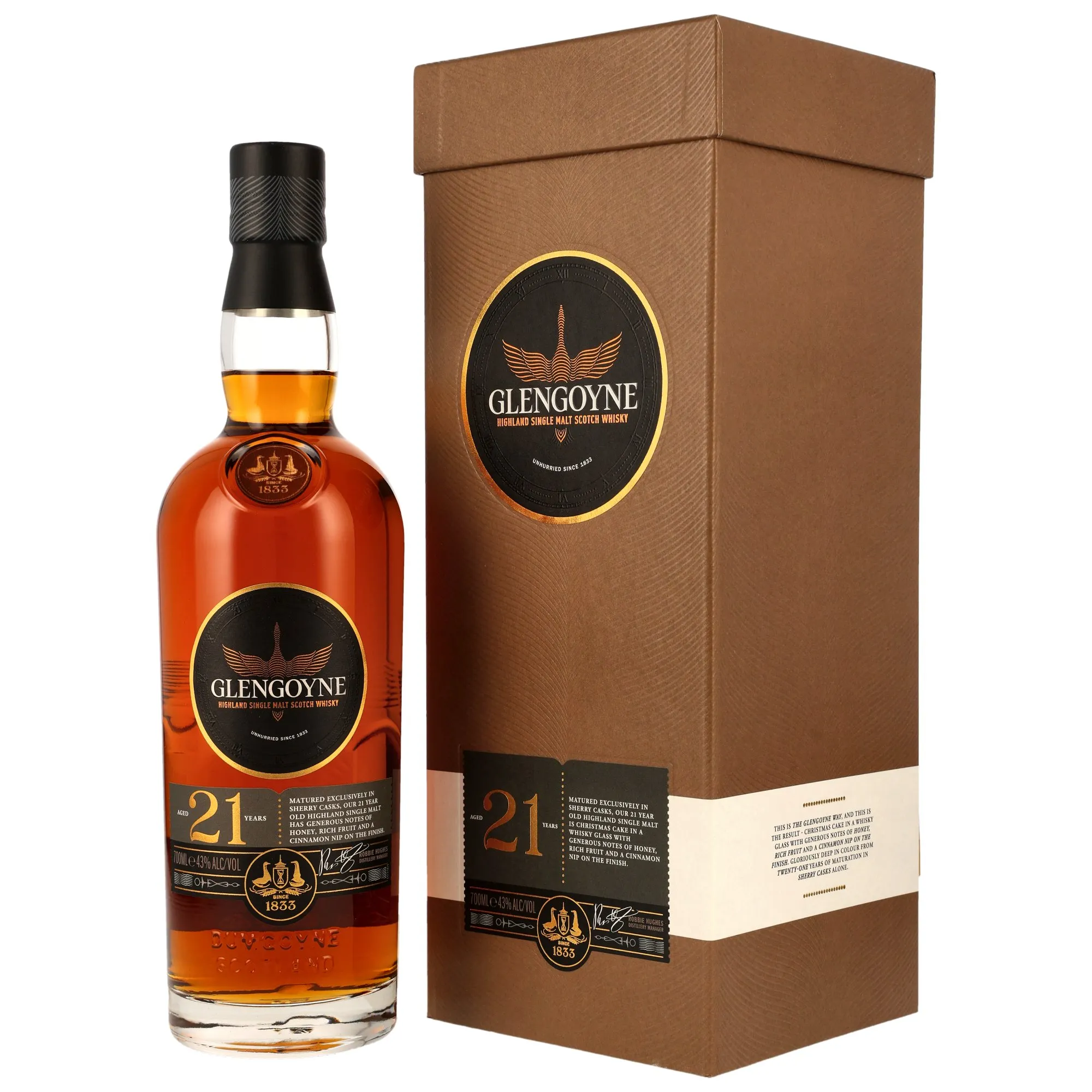 Glengoyne 21 Year Old, Sherry Cask, 43%, 70cl