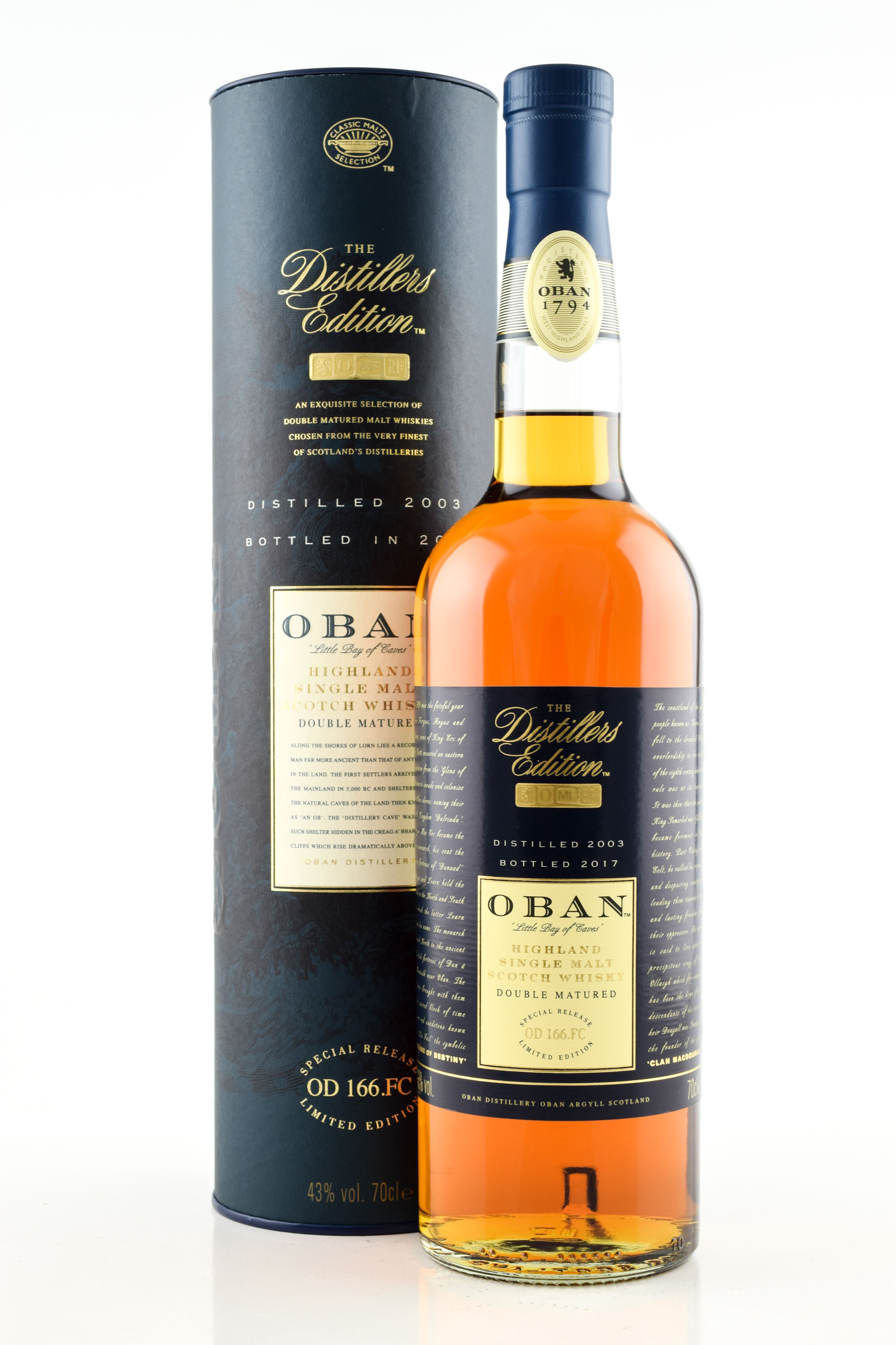 Oban Distillers Edition 2003/2017 43% vol. 0,7l Oban Distillers Edition 2003/2017 43% vol. 0,7l