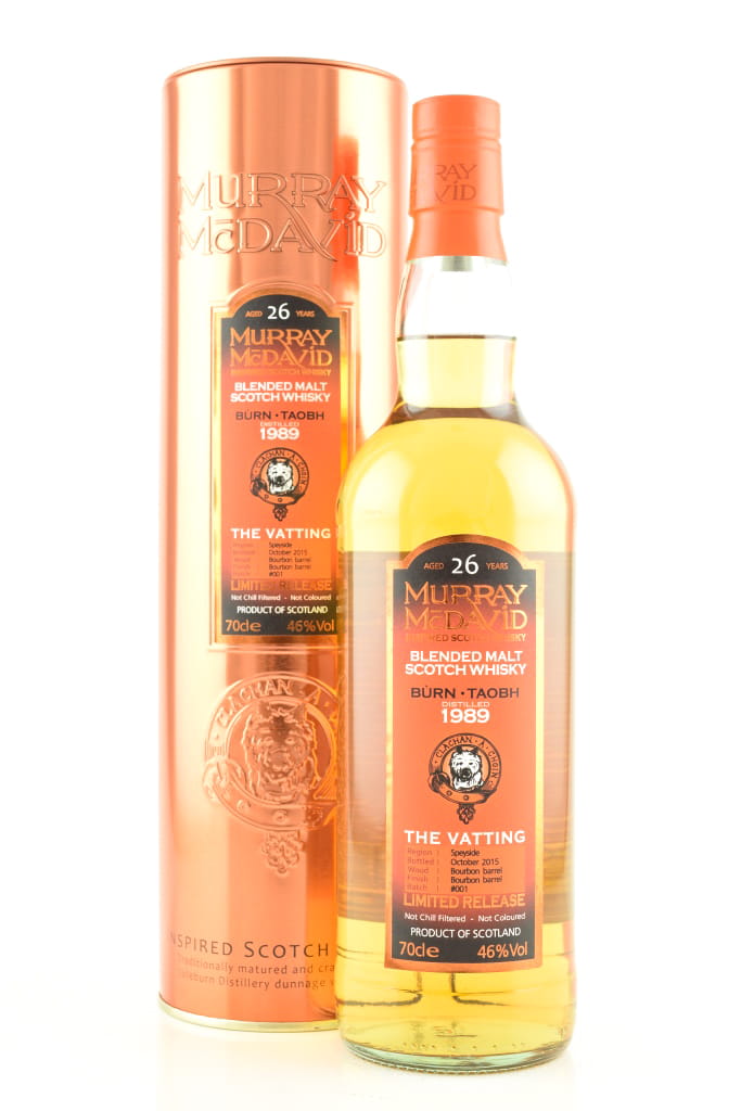 Burn - Taobh 26 Jahre 1989/2015 Murray McDavid 46%vol. 0,7l