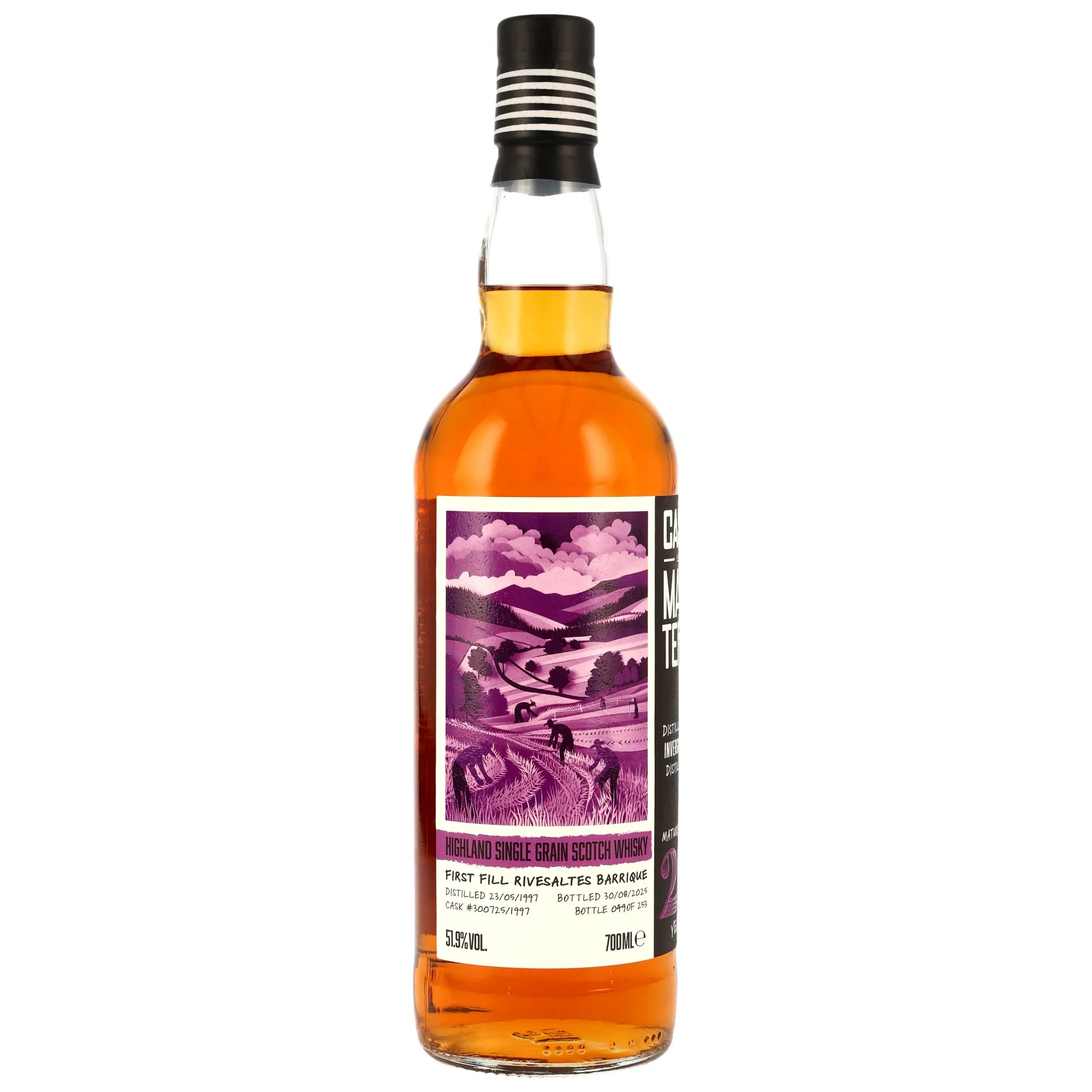Invergordon Cask Masters Distiller's Cut 28 Year Old, 1st Fill Rivesaltes Barrique Cask, Cask #300725, 1997, Brave New Spirits, 51.9%