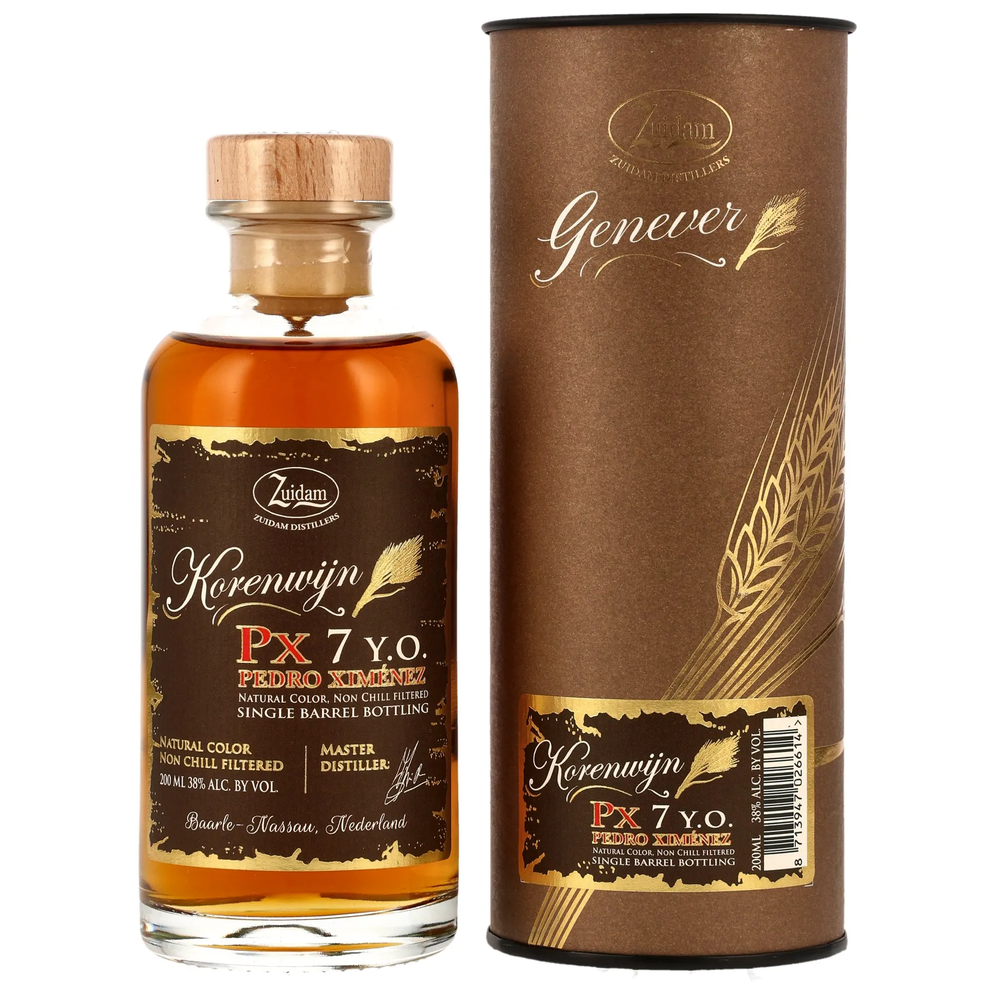 Zuidam Korenwijn Genever 7 Jahre PX Single Barrel 200ml