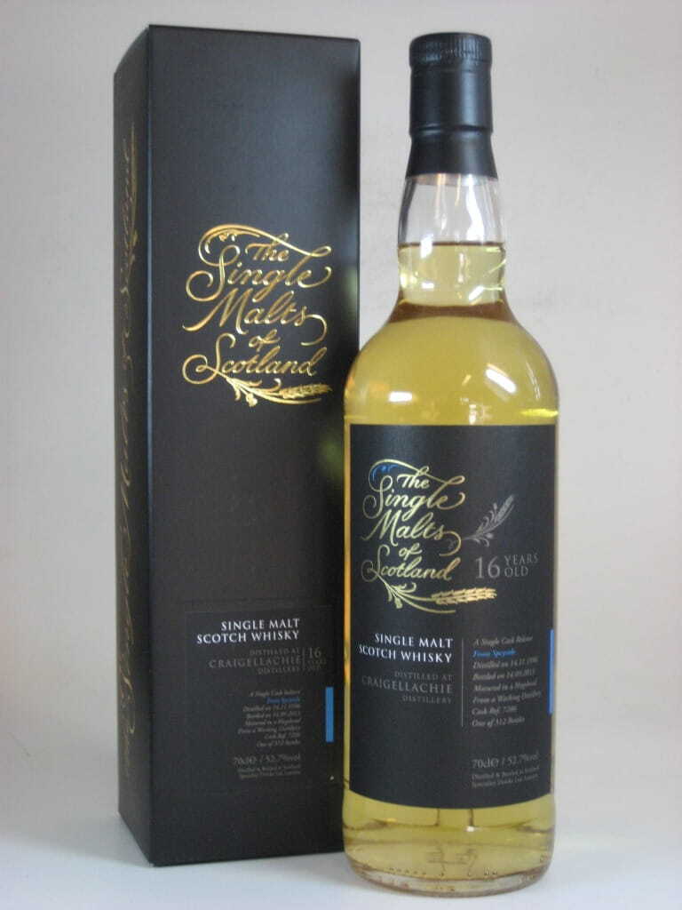 Craigellachie 16 Jahre 1996/2013 "The Single Malts of Scotland" 52,7%vol. 0,7l