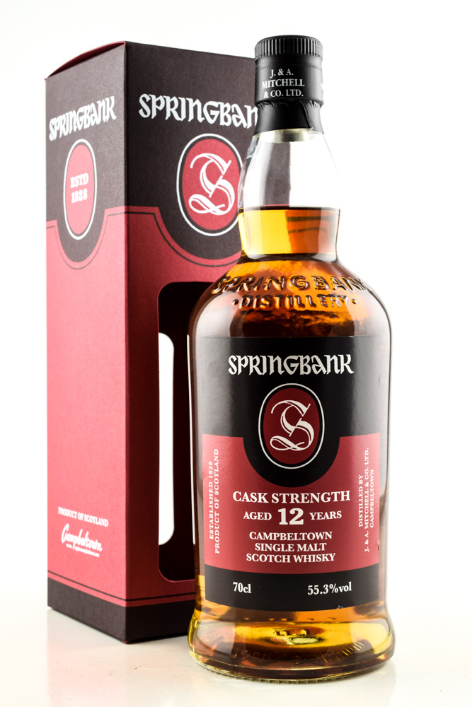Springbank 12 year old Cask Strength 55,3%vol. 0,7l Springbank 12 year old Cask Strength 55,3%vol. 0,7l