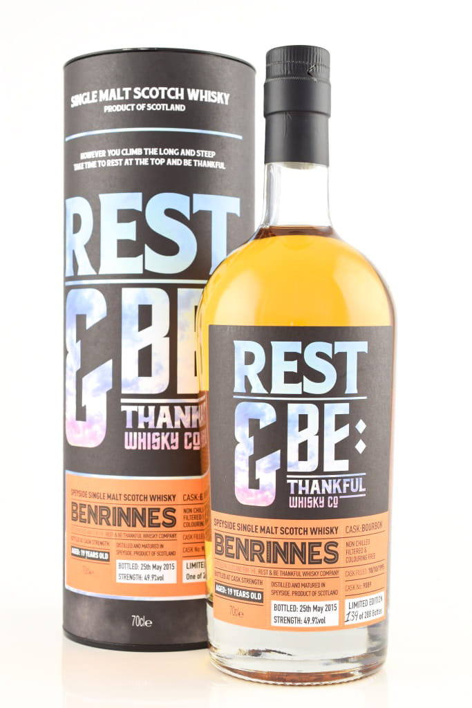 Benrinnes 19 Jahre Bourbon Single Cask Rest & Be Thankful 49,9%vol. 0,7l