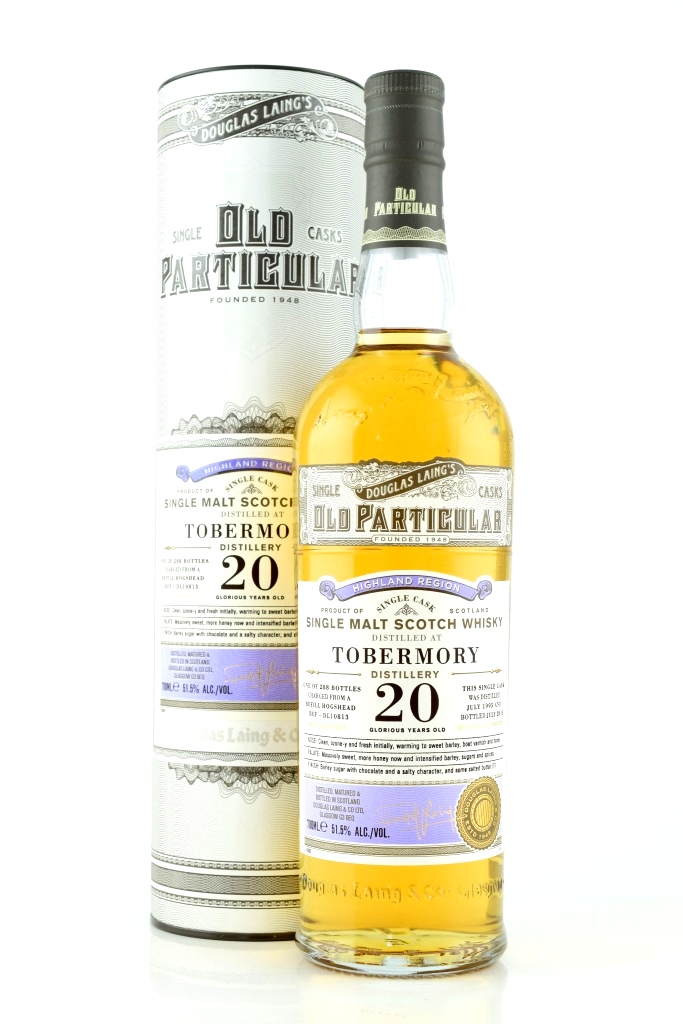 Tobermory 20 Year Old Refill Hogshead 1995/2015 Douglas Laing "Old Particular" 51.5% vol. 0,7l