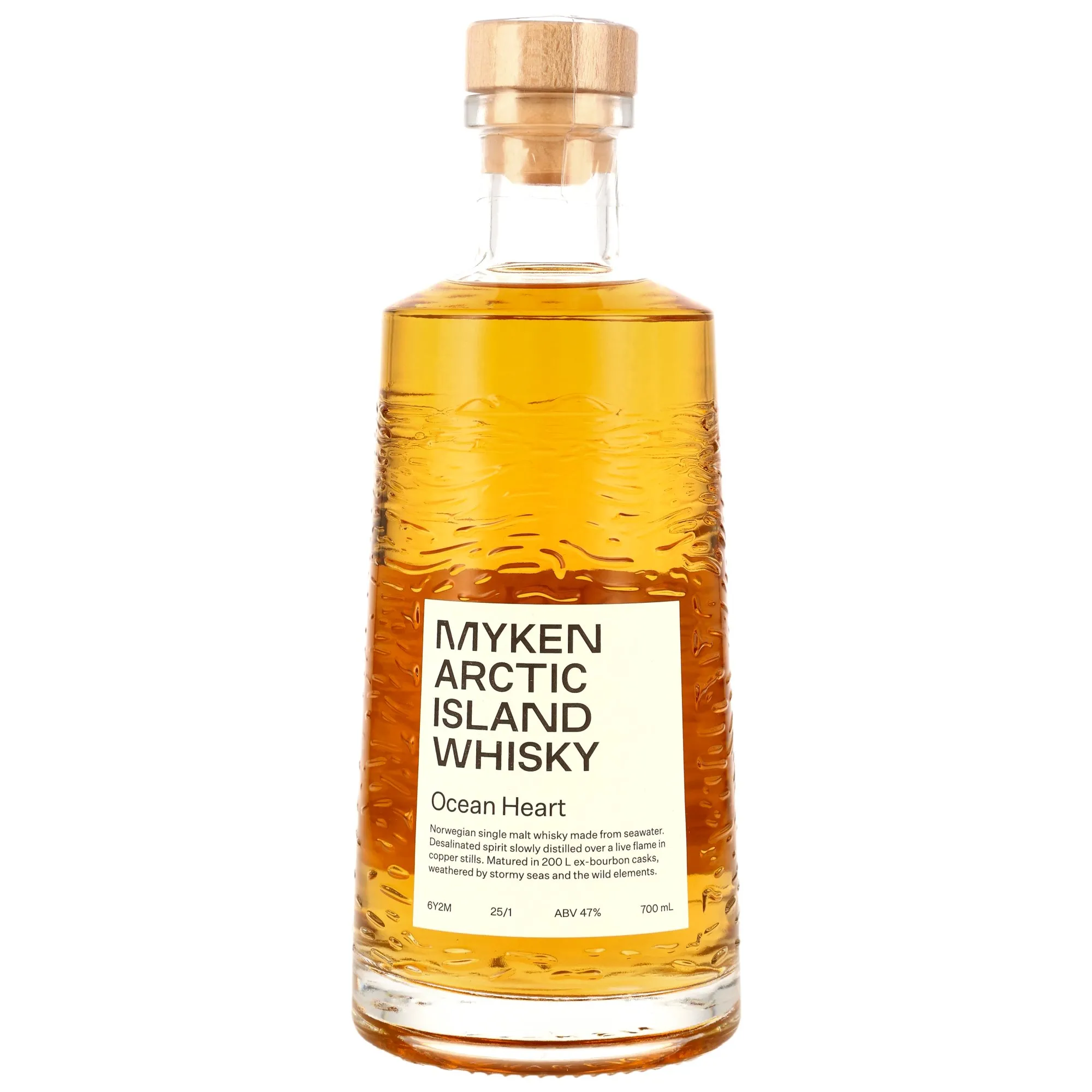 Myken Arctic Single Malt Whisky Ocean Heart - 6 Jahre - Ex-Bourbon Casks