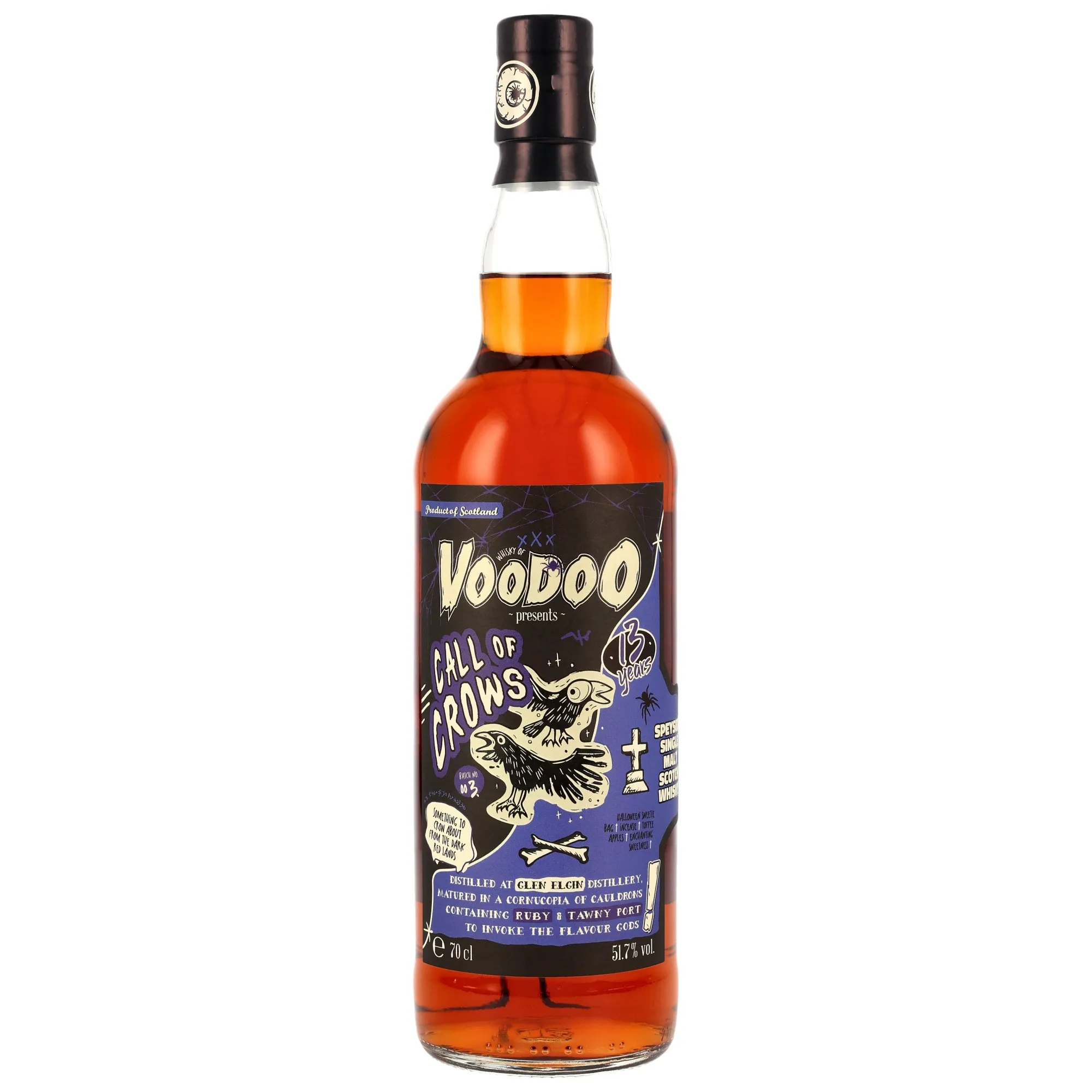 Whisky of Voodoo: Call of Crows 13 Jahre Glen Elgin Single Malt Ruby & Tawny Port Casks