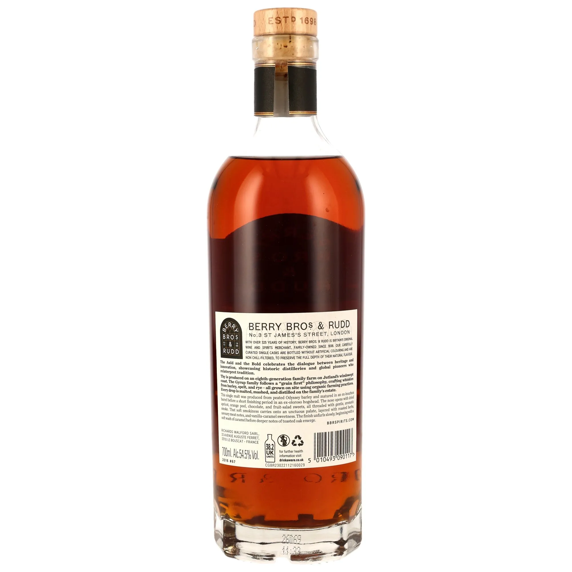 Thy 2016 - 9 Jahre - Oloroso Sherry Cask Finish #67 The Auld & The Bold (Berry Bros & Rudd)
