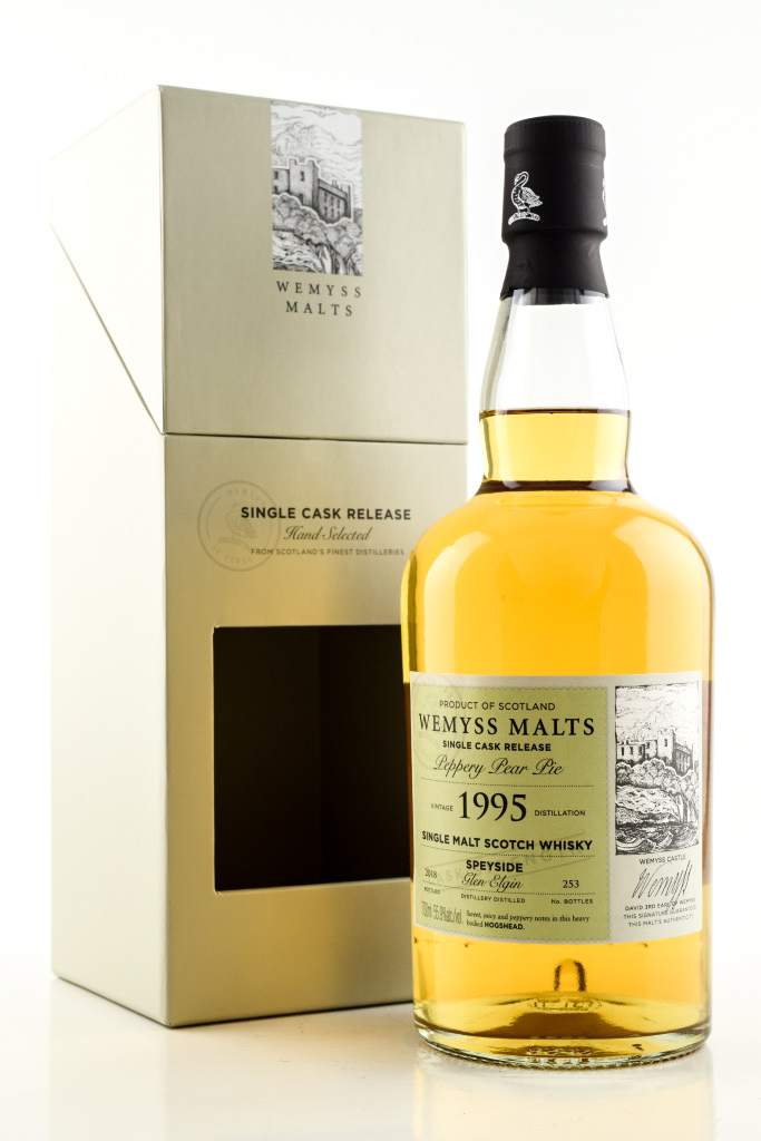 "Peppery Pear Pie" 1995/2018 Single Bourbon Hogshead Glen Elgin Wemyss Malts 55.9% vol. 0,7l