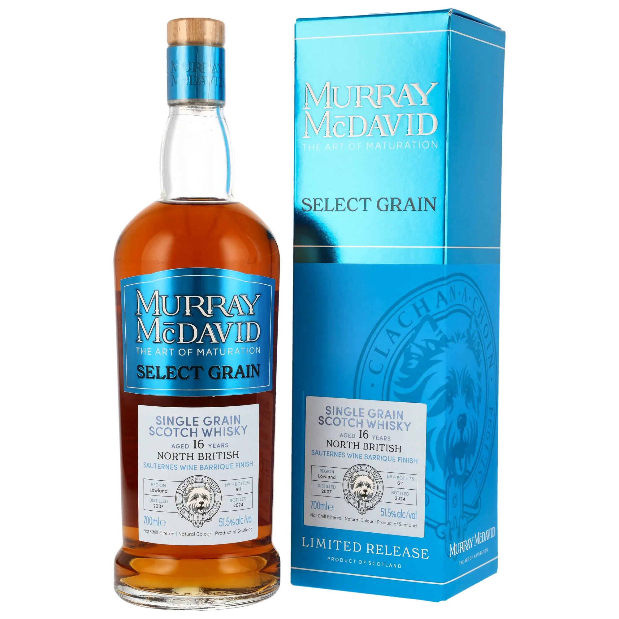 North British 2007/2024 - 16 Year Old - Sauternes Wine Barrique - Murray McDavid