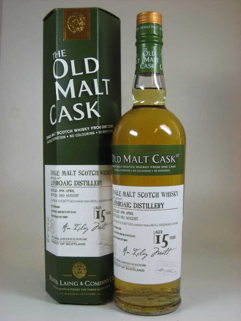 Laphroaig 15 Jahre 1998/2013 Hunter Laing "Old Malt Cask" 50%vol. 0,7l