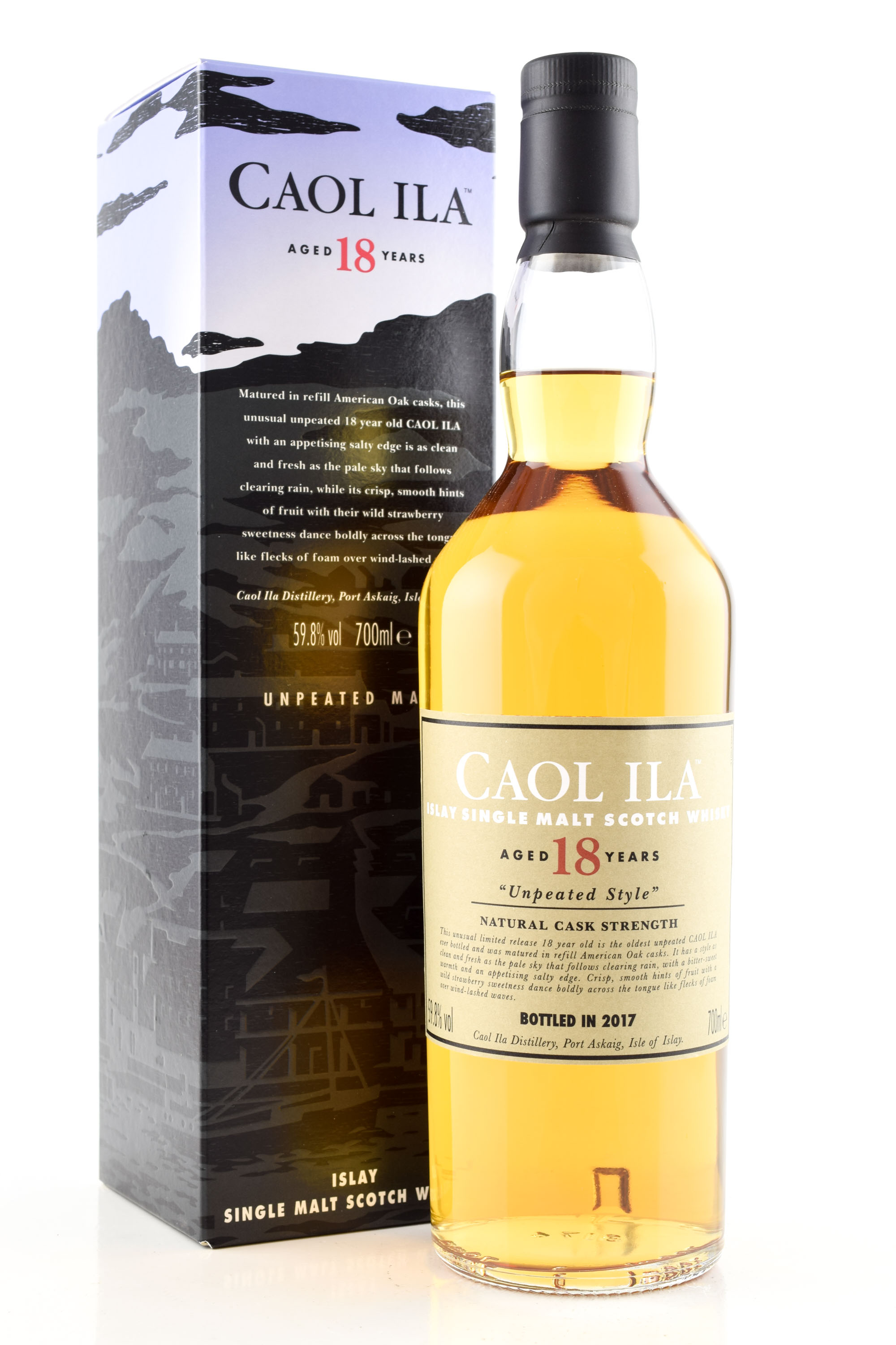 Caol Ila 18 Year Old Unpeated Malt 59.8% vol. 0,7l Caol Ila 18 Year Old Unpeated Malt 59.8% vol. 0,7l
