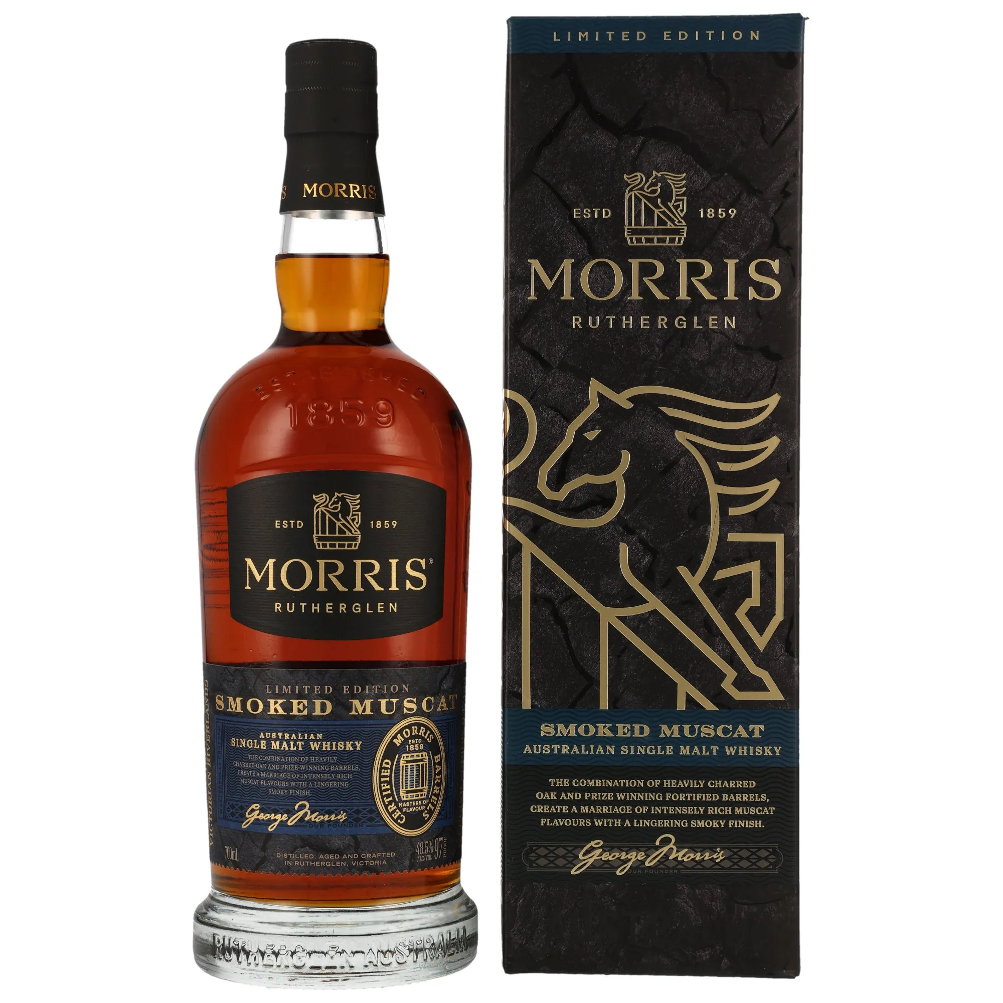 Morris Australian Single Malt Whisky Smoked Muscat Barrels Limited Release, 2022, 48.3%