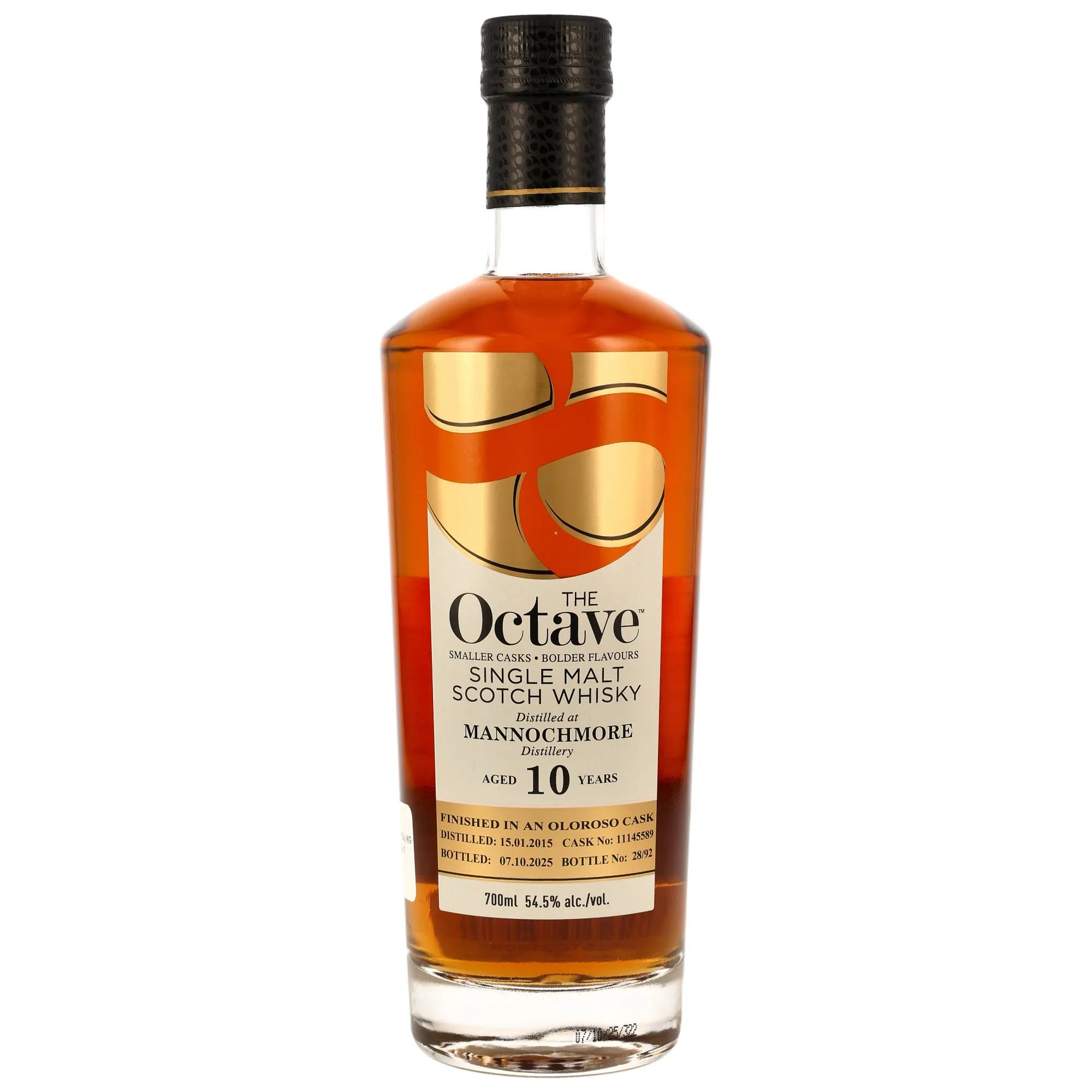 Mannochmore The Octave 10 Year Old, Oloroso Sherry Cask, Cask #11145589, 2015, Duncan Taylor, 54.5%
