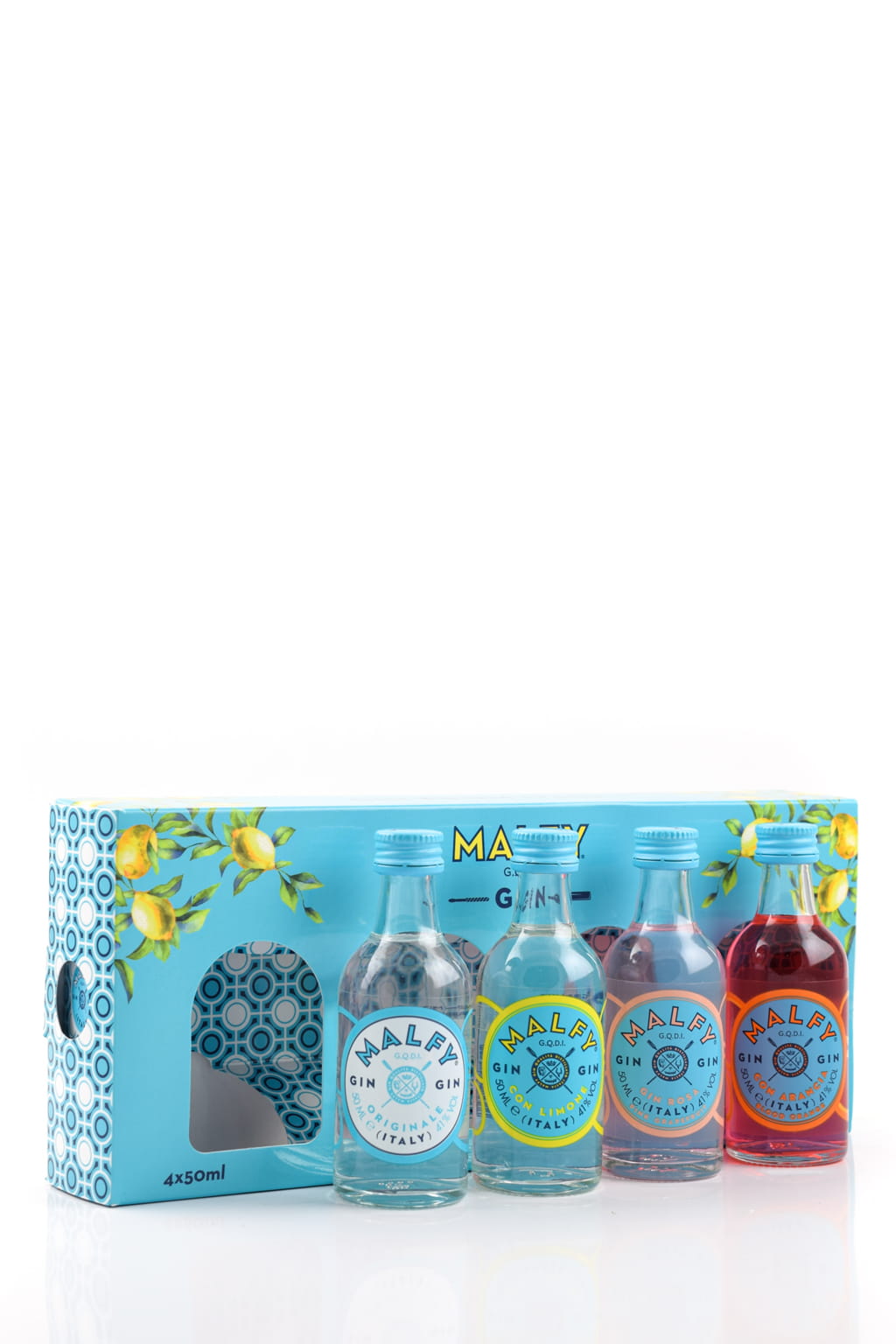 Malfy Gin from Italy 41%vol. 4x 0,05l