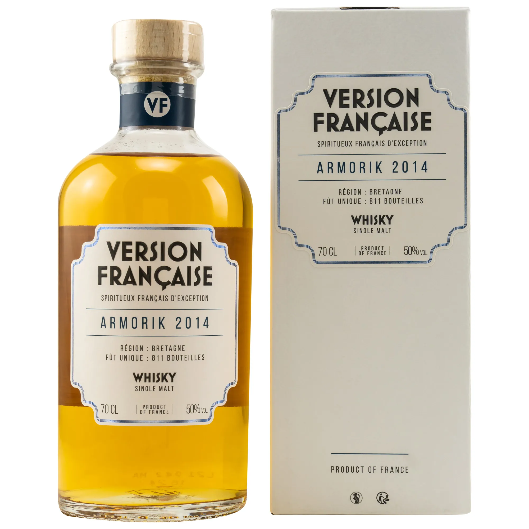 Armorik Version Française 7 Year Old, Sherry Cask, Cask #3809, Batch No. VF010, 2021, 50%
