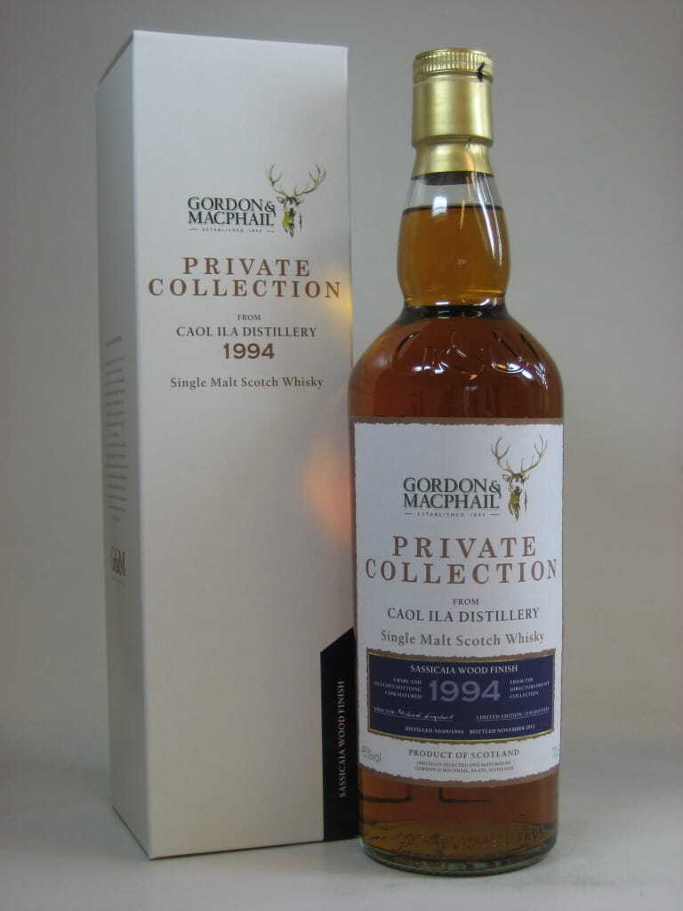 Caol Ila 1994/2012 Sassicaia Wood Finish Gordon & MacPhail Private Collection 45%vol. 0,7l
