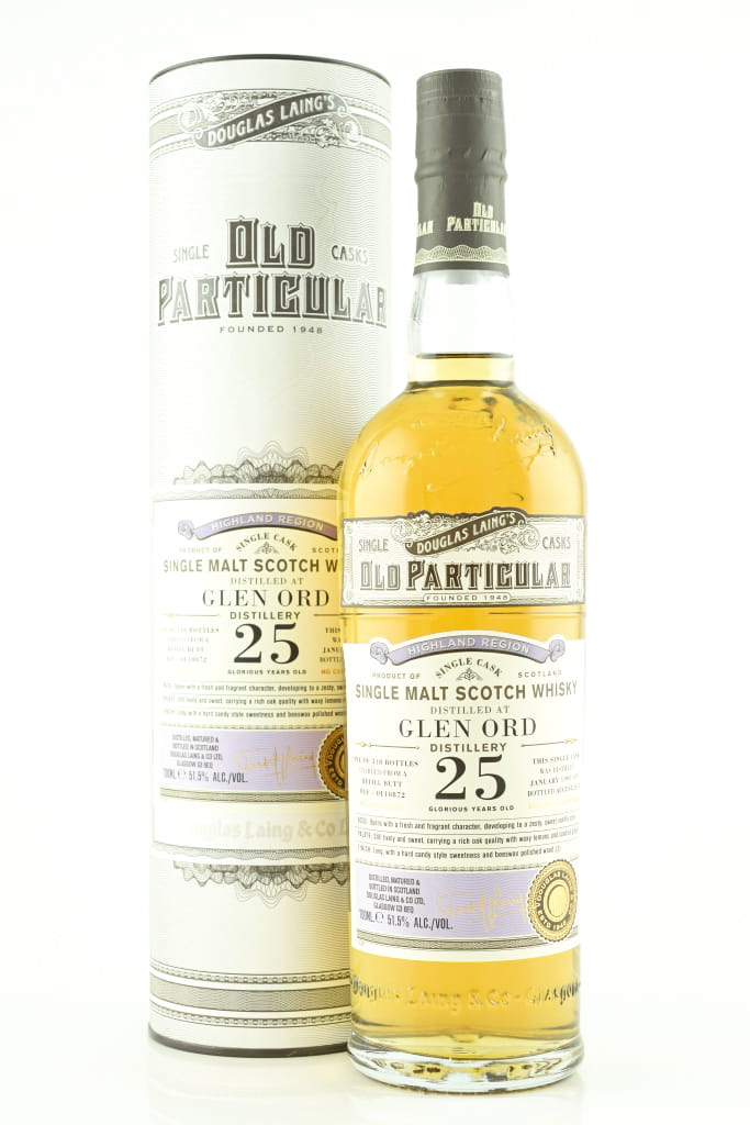 Glen Ord 25 Jahre Refill Butt 1990/2015 Douglas Laing "Old Particular" 51,5%vol. 0,7l