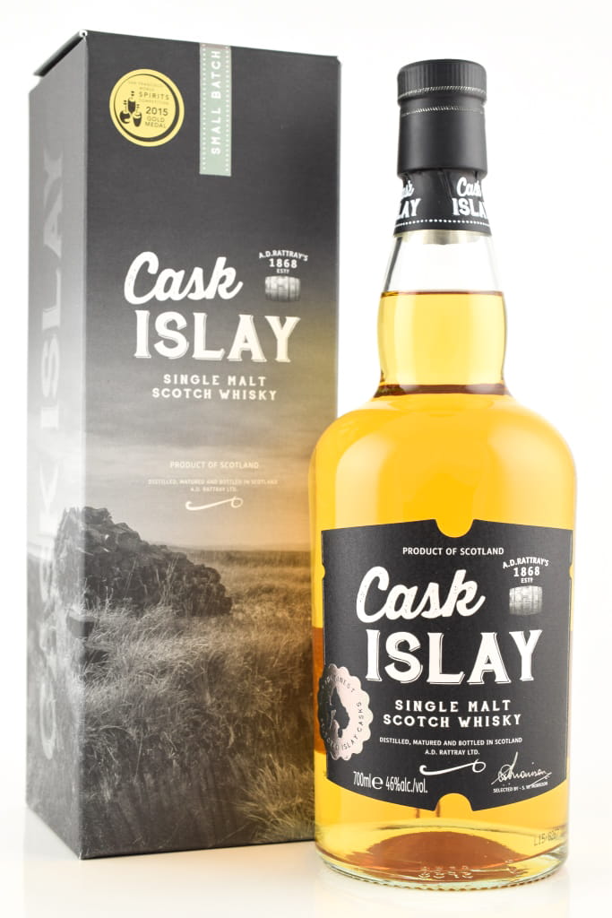 *Cask Islay Single Malt Scotch Whisky A.D. Rattray 46%vol. 0,7l - ohne Geschenkpackung