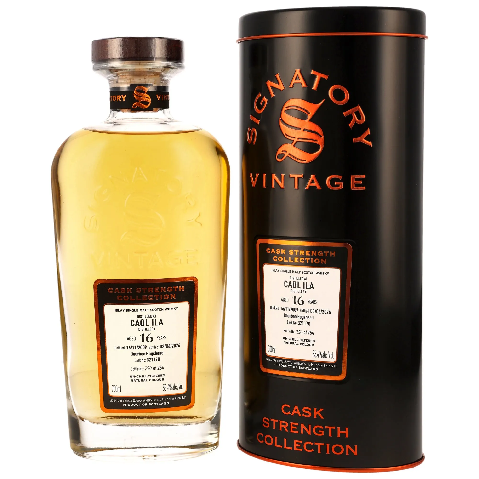 Caol Ila 2009/2026 - 16 Year Old - Bourbon Cask #321170 - Sig CS